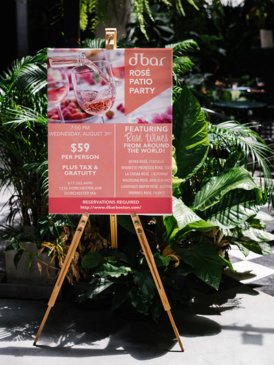 Rose Patio Party - Poster