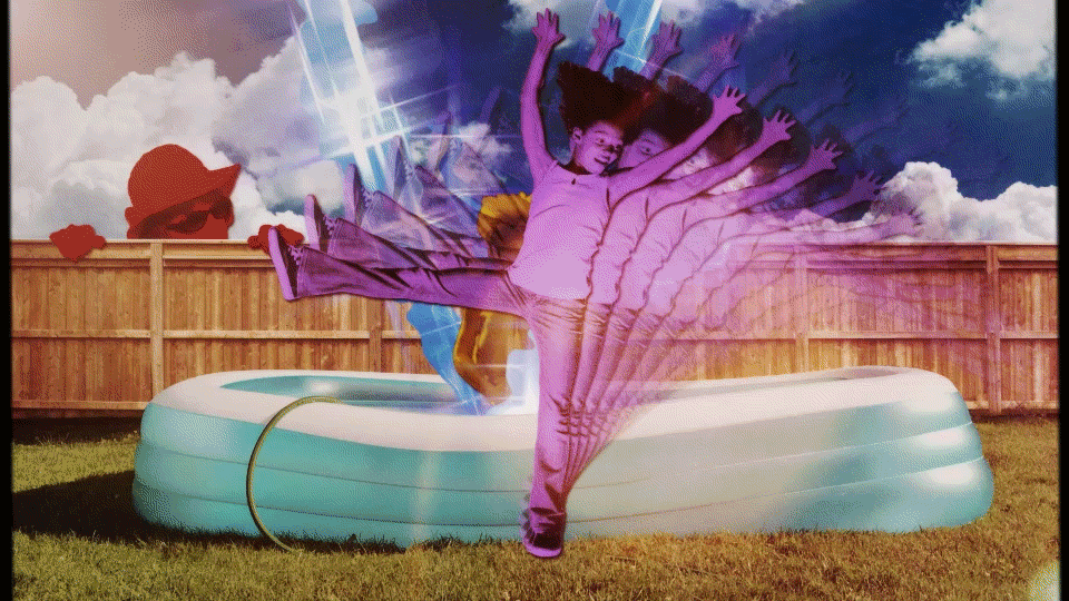 Yahoo! - Some kids are asking for a 'free summer' animation collage design gif motion retro