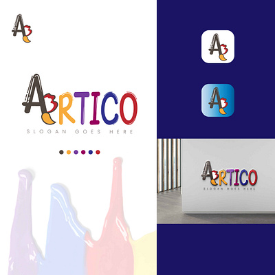 Artico - Logo Design (Unused ) abstract app logo best logo brand identity branding creative logo design gradient logo graphic design logo logo design logo icon logo mark logofolio logos vect plus
