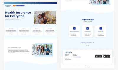 Health Insurance Homepage health health insurance home page ui uidesign uiux uxdesign web website