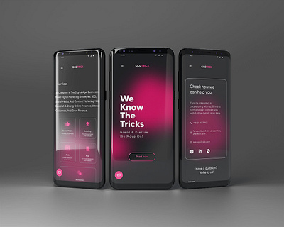 GO2TRICK app branding design typography ui ux