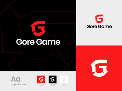 Gore Game app applogo branding design graphic design illustration logo modern ui ux vector video game