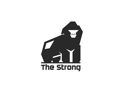 The Strong logo concept brand branding design graphic design gym illustration logo motion graphics strong strongman ui ux vector
