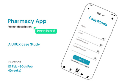 Case Study Of Epharmacy Mobile Application design epharmacyapp iosapp mobileapp pharmacy uidesign uxdesign