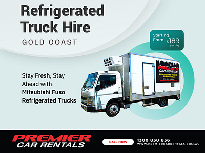 Refrigerated Truck Hire Social Media Promotion Gold Coast branding car rental commercial hire brisbane commercial transport commercial vehicle commercial vehicle hire creative inspiration design freshness freshness gauranteed graphic design illustration keep it cool mitsubishi fuso refrigerated transport refrigerated truck rentals social media inspiration transport gold coast transport solutions ui
