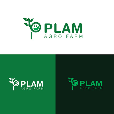 Plam agro farm modern logo design template agricalture logo agro logo brand identity branding business logo design farm logo graphic design green text logo illustration logo logos minimal logo modern logo palm logo tree logo ui