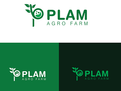 Plam agro farm modern logo design template agricalture logo agro logo brand identity branding business logo design farm logo graphic design green text logo illustration logo logos minimal logo modern logo palm logo tree logo ui