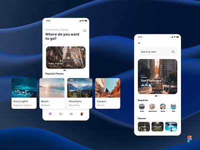 Travel App UI/UX design graphic design travel app uiux ui