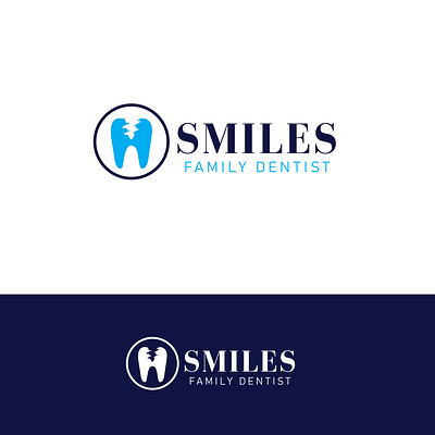 Smiles Family Dentist modern logo design template branding business logo dental logo dentist logo design graphic design green text logo icon logo illustration logo minimal logo modern logo teeth logo text logo ui