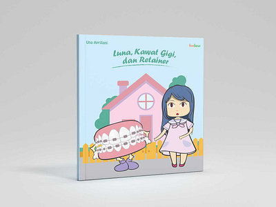 Story Telling Book "Luna, Kawat Gigi dan Retainer" animation design graphic design illustration layout typography vector
