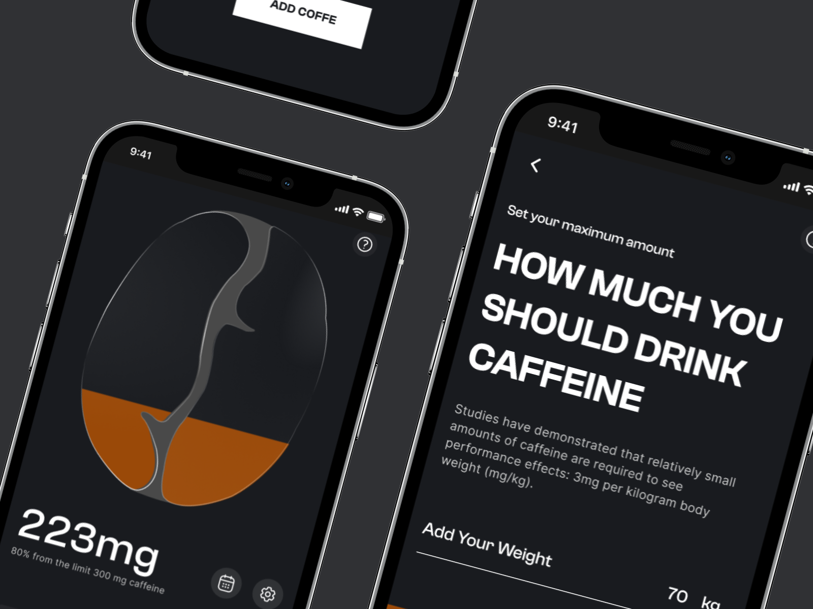 Caffeina Caffeine Tracker App by Riki Pangestu Aji on Dribbble