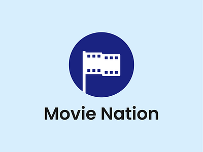 Movie Nation Logo Design brand brand design branddesign branding cinema country design film flag illustration logo logo designs logodesign logodesigns media movie nation record vector video