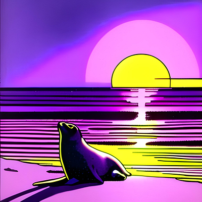 Sunset design illustration