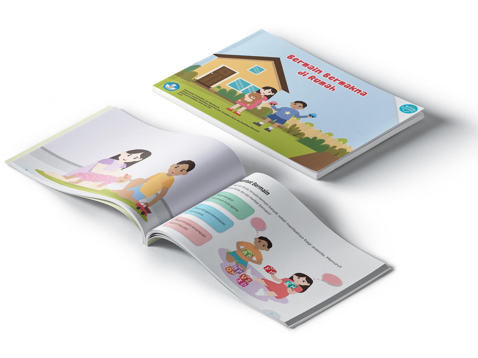 Layout Books Parent's Education Pocket Book Series by Una Apriliani