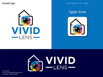 Vivid Lens Logo Design. a b c d e f g h i j k l m n app brand identity branding camera creative work design graphic design logo logo design loogo inspiration modern logo monogram o p q r s t u v w x y z photoshot v vector vivedlens