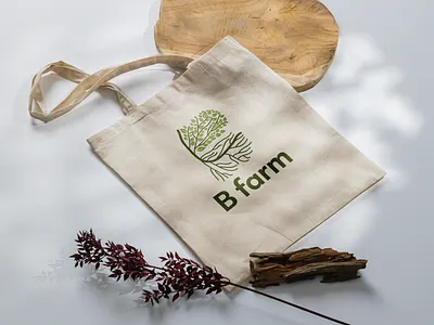 B farm concept logo branding brand branding design illustration logo vietnam
