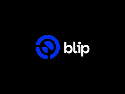 blip logo blip brand branding graphic design logo producer pulse radar streaming vector video