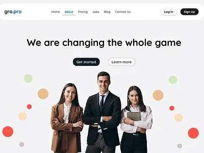daily UI design challenge day 52 a business website app dai dailyui ui ux web