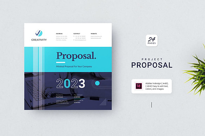 Square - Proposal Template a4 annual annual report annual report brochure bifold brochure booklet brochure business brochure business proposal catalog catalogue company flyer indesign lookbook pitch pitchdeck profile proposal trifold