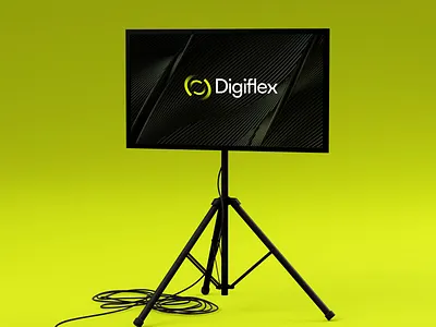 Digiflex_Logo Animation abstract artificialinteligance banking branding business clean dark darktheme design digital graphic design lime logo motion motion graphics sircle startup transaction ui visualidentity