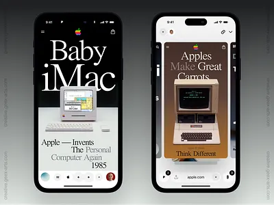 Apple Mobile Redesign dashboard design homepage interface ios iphone mobile news