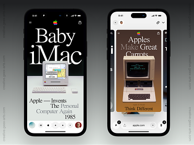 Apple Mobile Redesign dashboard design homepage interface ios iphone mobile news
