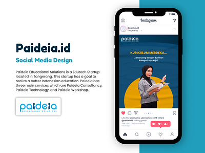 Paideia.id - Social Media Design creative design education graphic design instagram social media