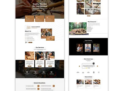 Wooden Web Design. aeathetic architecture ecommerce furniture home accessories home decore home design homepage interior interior design landing page living room mockup modern art plant sofa web design website website design wooden