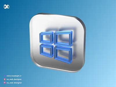 Icon System App - Daily UI 011 3d 3ddesign figmadesign logo ui uidesign ux