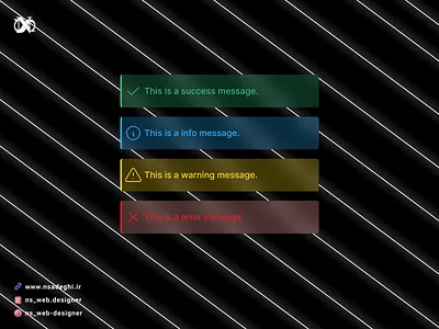 Flash Message - Daily UI 012 figmadesign flash message ui uidesign ux webdesign