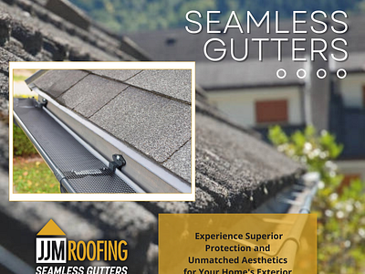 JJM Roofing and Seamless Gutters | Gutter Services for a Safe Ho branding gutter installation seamless gutters