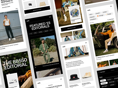 E-commerce exploration 2 art direction design ecomm ecommerce minimal mobile shop typography ui web website