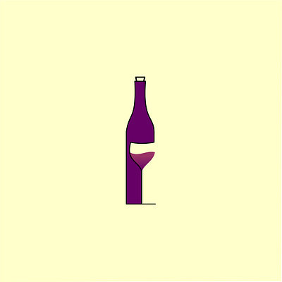 Wine Minimalist logo design branding design graphic design logo