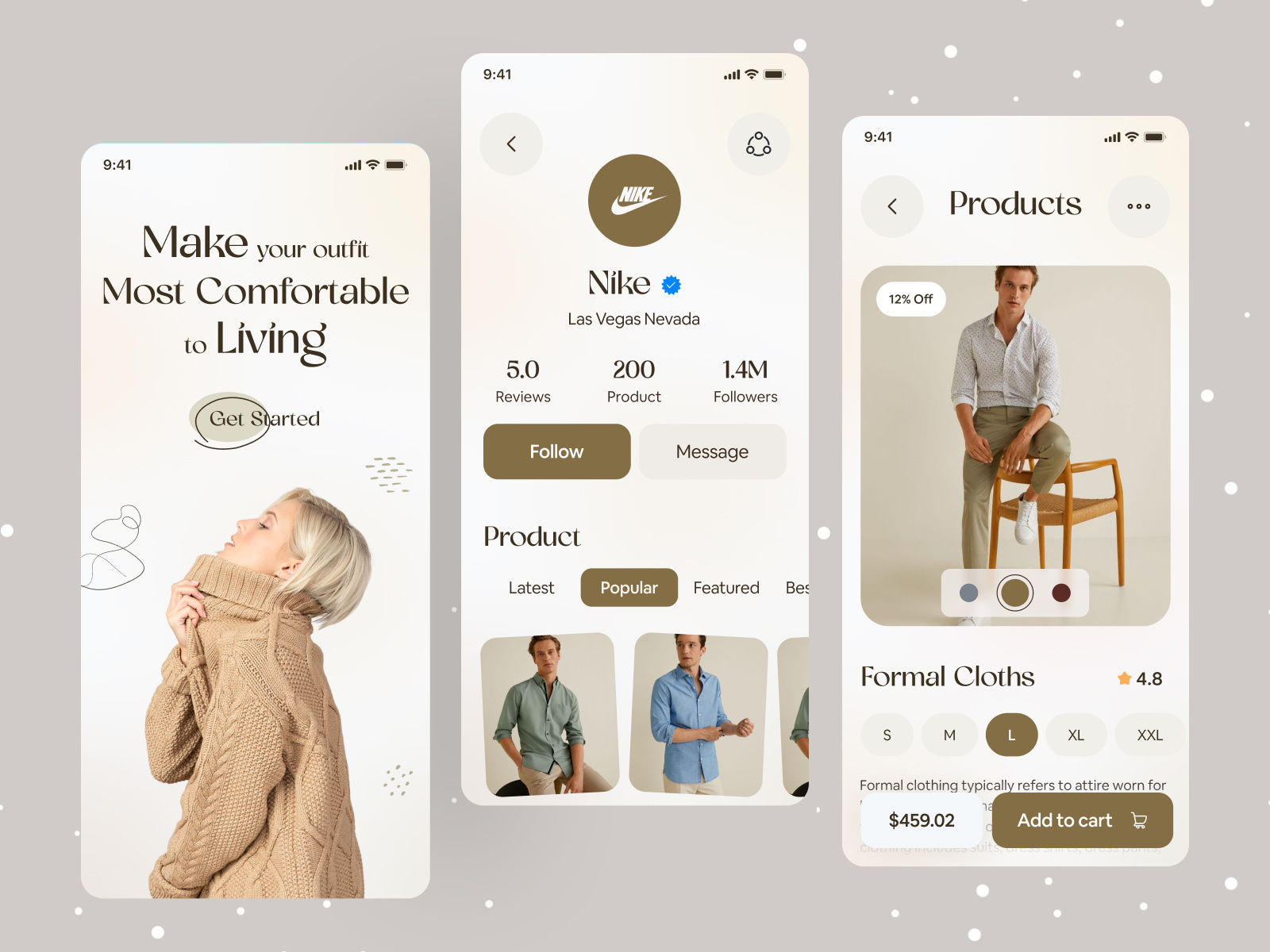 Fashion Store App UI by Ofspace UX/UI on Dribbble