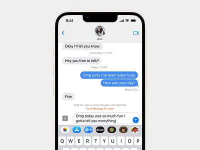 iMessage Counsellor apple concept conceptual counselling counsellor help imessage ios support therapy ui ux