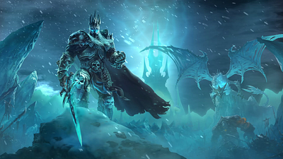 warcraft lich king animation design gif illustration loop