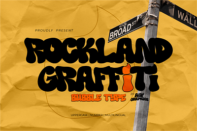 Rockland Graffiti apparel branding comic design font graffiti graphic design illustration logo vector