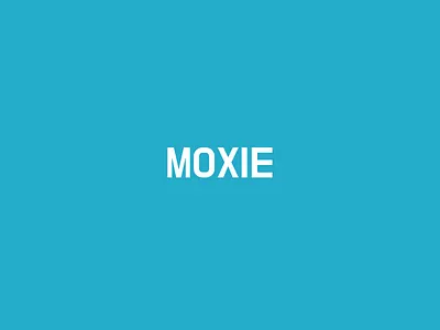 Moxie logo branding design graphic design illustration logo typography vector