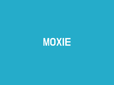Moxie logo branding design graphic design illustration logo typography vector