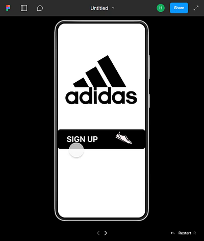 ADIDAS SNEAKERS adidas app design prototype sneakers ui ux yeezy