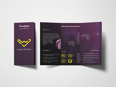 CV flyer adobe indesign design flyer graphic design self branding