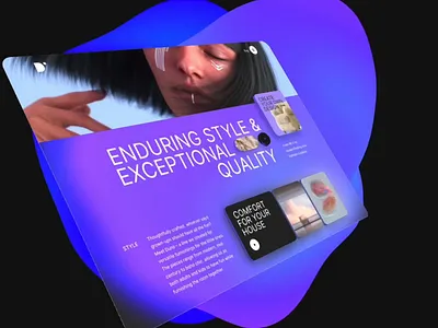 Duno 3D 3d animation app blur clean design furniture graphic design illustration minimalism motion graphics ui