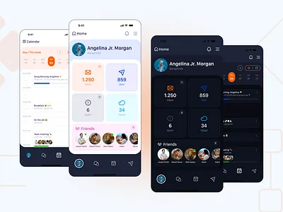 Senior Mail Mobile App app app design design mail app mobile app senior studio ui ux