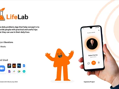 LifeLab Application app design appdesign dailyapp design product design ui ui design ui research ux ux design ux research uxui