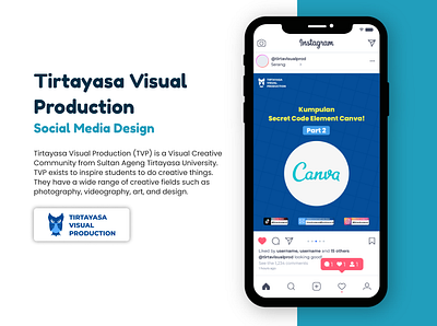 Tirtayasa Visual Production - Social Media Design community creative design designer graphic design social media