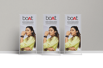 boAt BANNER advertising banner branding business corporate creative design graphic graphic design logo modern popup professional roller rollup standee standup