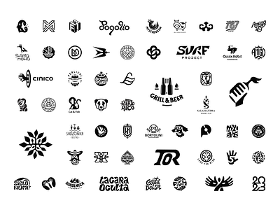 Logo Poster 2023 ● belcdesign branding designlogo flatlogo logo logopack logos logotype patrykbelc poster typo