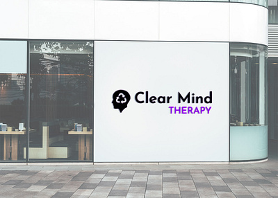 Clear Mind Therapy Logo, Logo Design, branding animation branding clear mind therapy logo design graphic design illustration logo modern psd ui