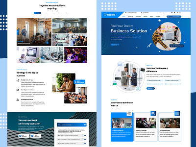 Redical Corporate Business, Financial Solution Web Theme branding corporate design graphic design landing page theme typography ui uiux web web development