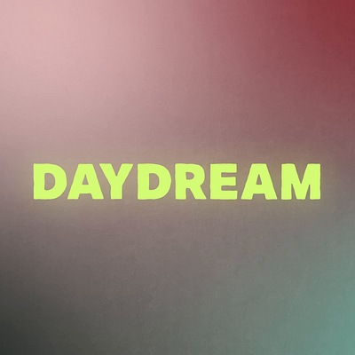 Daydream after effects animation branding dreamy font design graphic design illustration illustrator logo motion graphics text text animation